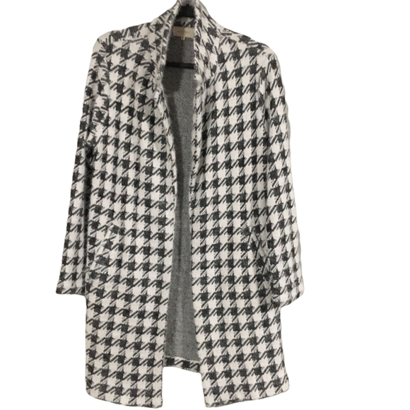 Melloday: black and gray, long sleeve cardigan. Medium. Pre-owned - Picture 6 of 10